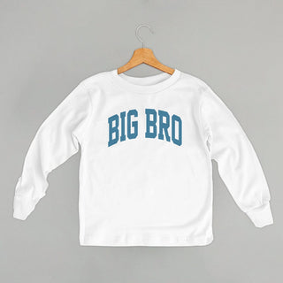 Big Bro Blue Arch Tee (Kids) POD - Apparel Ivy + Cloth Style: Toddler Long Sleeve Color: White Size: 2T