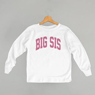 Big Sis Pink Arch Tee (Kids) POD - Apparel Ivy + Cloth Style: Toddler Long Sleeve Color: White Size: 2T