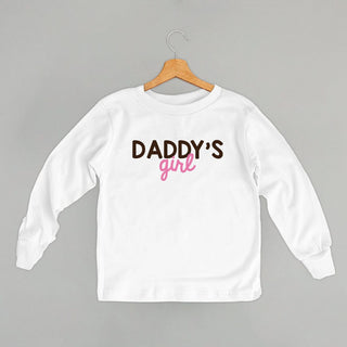 Daddy's Girl Tee (Kids) POD - Apparel Ivy + Cloth Style: Toddler Long Sleeve Color: White Size: 2T