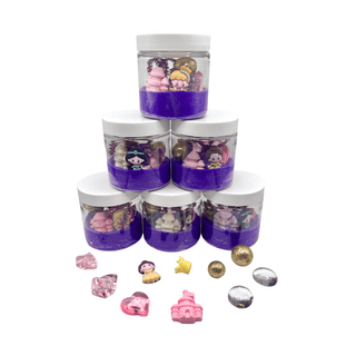 Princess Play Dough Custom Party Favors Sensory Activity Bin Playful Little Minds Select Desired Quantity of Jars: 8 I would like: Generic Birthday Label That Matches Theme