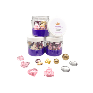 Princess Play Dough Custom Party Favors Sensory Activity Bin Playful Little Minds Select Desired Quantity of Jars: 8 I would like: Generic Birthday Label That Matches Theme