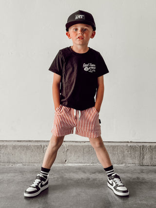 Final Track Attack Tee - BlackT-ShirtLITTLE RAD THINGSSize: 12/18M