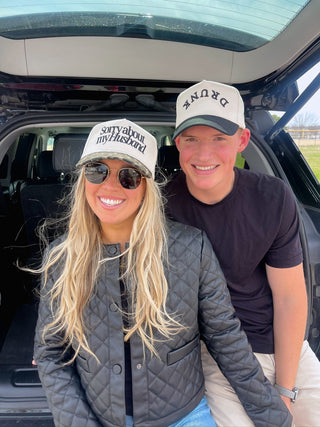 Sorry about my Husband / Wife Vintage Trucker Hat Hat KenzKustomz Style: Husband- Cheetah Color: Cheetah