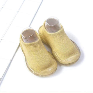 Organic Cotton Barefoot Sock Shoes for Babies & Toddlers – Clear Sole Gripper Sock Shoes ozznekshoes Size: 6 - 12 Months Color: Pink