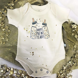Graphic Bodysuit - Poppin Bottles bodysuits Finn + Emma Color: Default Size: 0-3M