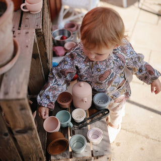 Long Sleeve Bib Long Sleeve Bib Mushie Color: Bows