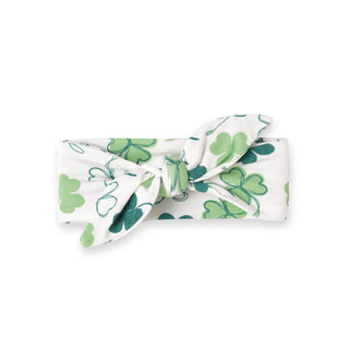 Shamrock Baby Headband - Adjustable Bamboo Bow Headbands Tesa Babe Size: 1S