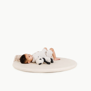 Wholesale Padded Mini Playmat Padded Mat Gathre Color: Ivory Shape: Circle