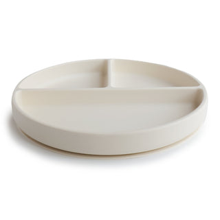 Silicone Suction Platesilicone tablewareMushieColor: Cambridge Blue