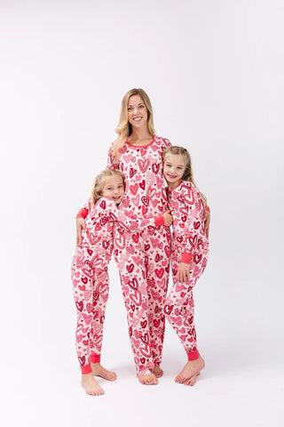 Bamboo Long Sleeve Pajama Set - Pink John 3:16 Baby & Toddler Sleepwear Apparel Holy Pals Size: 2Y