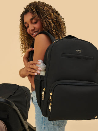 Classic Diaper Backpack - Black Classic Backpack JuJuBe