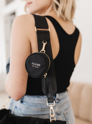 Utility-Strap Tote Diaper Bag - Black Utility-Strap Tote JuJuBe