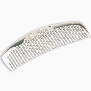 ABC Sterling Silver Baby Comb by Krysaliis Combs All Silver Gifts