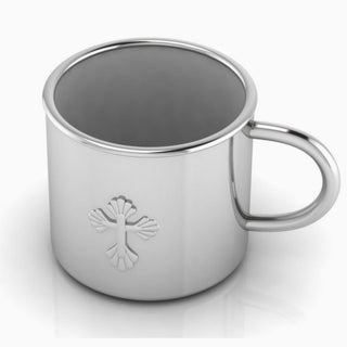Krysaliis Sterling Silver Baby Cup - Cross Sterling Silver Cups All Silver Gifts