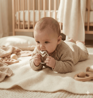 Krysaliis Sterling Silver Baby Teether Rattle - Heart Sterling Silver Rattle All Silver Gifts