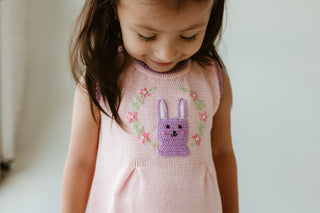 Bunny Garden Dress Clothing Melange Collection Size: 6 months