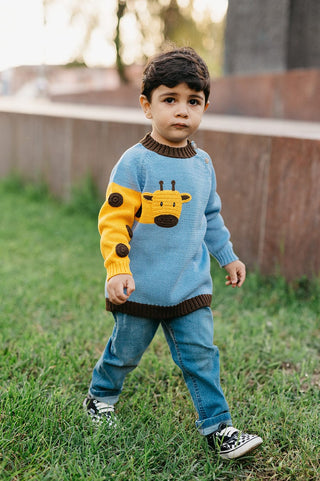 Giraffe Sweater Clothing Melange Collection Size: 6 months