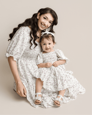 Katherine Dress - Lavender Floral
