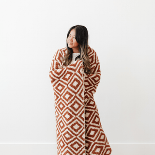 Double-Layer Bamboni® Xl Blankets Saranoni Color: Khmer Double Layer