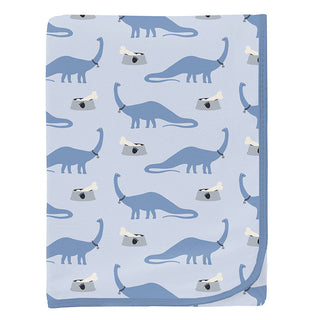 KicKee Pants Baby Boys Print Swaddling Blanket - Dew Pet Dino