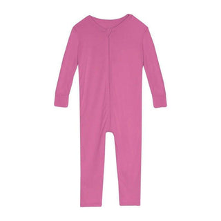 Girl's Solid Bamboo Convertible Sleeper with Zipper - Tulip Baby & Toddler Sleepwear