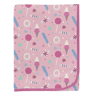 Baby Girls Print Bamboo Swaddling Blanket - Cake Pop Candy Dreams KicKee Pants Size: One Size