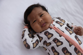 Bamboo Footie with 2-Way Zipper - Natural Velveteen Rabbit Baby & Toddler Sleepwear