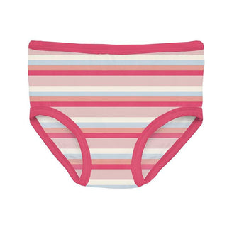 Bamboo Underwear (Set of 3) - Baby Rose Stripe, Baby Rose & Blush Yeti Toddler Underwear