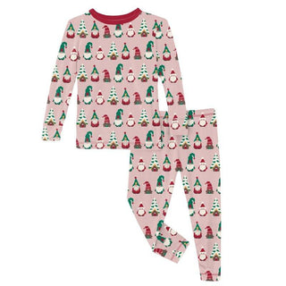 Bamboo Long Sleeve Pajama Set - Baby Rose Gnomes Baby & Toddler Sleepwear