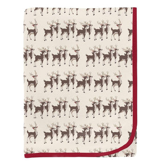 Bamboo Swaddling Blanket - Natural Rudolph KicKee Pants Size: One Size
