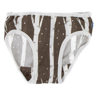 Bamboo Underwear - Falcon Snow with Natural Toddler Underwear