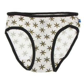 Bamboo Underwear - Natural Star Anise with Zebra Toddler Underwear