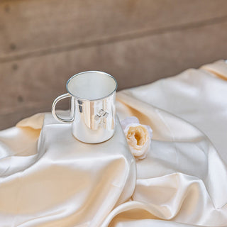 Krysaliis Sterling Silver Baby Cup - Cross Sterling Silver Cups All Silver Gifts