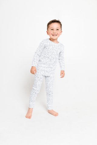 Love One Another Cotton PJ Long Sleeve Set Two Piece Holy Pals Size: 02