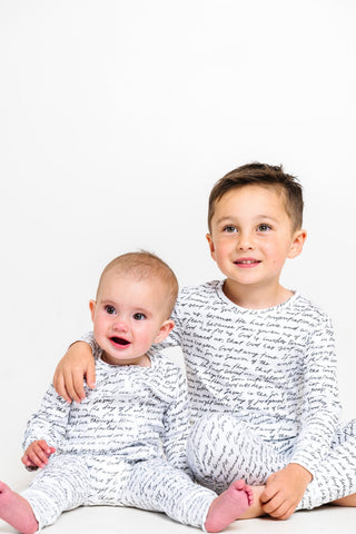 Love One Another Cotton PJ Long Sleeve Set Two Piece Holy Pals Size: 02
