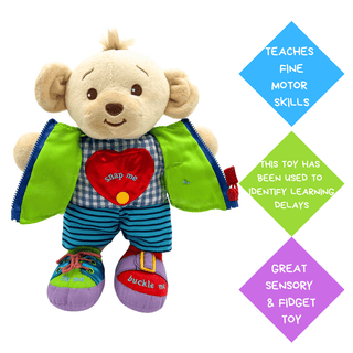 Learn to Dress Bear Doll Genius Babies Toys