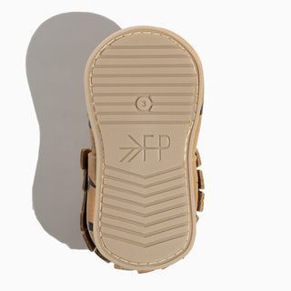 Weathered Brown Lightning Moccasin Baby Shoe Moccasin Freshly Picked Style: Soft Sole Size: 1