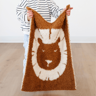 Double-Layer Bamboni® Mini Blankets Saranoni Color: Lion Double Layer