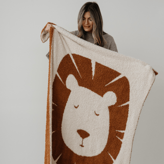 Double-Layer Bamboni® Toddler Blankets Saranoni Color: Lion Double Layer