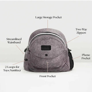 The Tushbaby Hip Carrier Baby & Toddler Tushbaby Color: Grey Design: Tushbaby