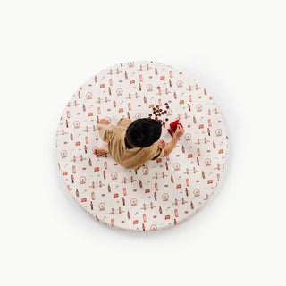 Wholesale Padded Mini Playmat Padded Mat Gathre Color: Thyme Shape: Square