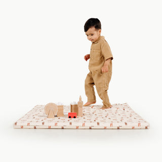Wholesale Padded Mini Playmat Padded Mat Gathre Color: London Shape: Square