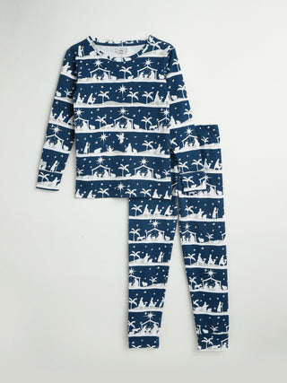 Starry Night PJ Long Sleeve Set Cotton Two Piece Holy Pals Size: 02