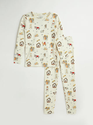 Away in a Manger PJ Long Sleeve Set Cotton Two Piece Holy Pals Size: 2