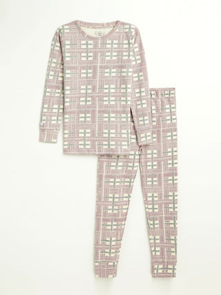 Prophecy Plaid PJ Long Sleeve Set Cotton Two Piece Holy Pals Size: 02
