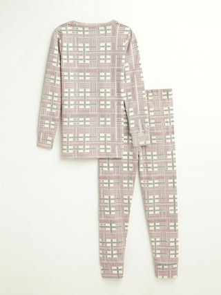 Prophecy Plaid PJ Long Sleeve Set Cotton Two Piece Holy Pals Size: 02