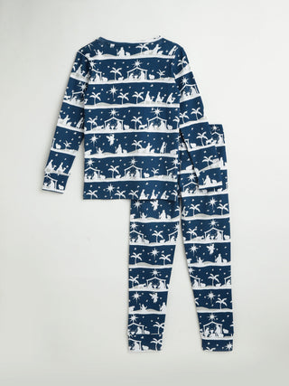 Starry Night PJ Long Sleeve Set Cotton Two Piece Holy Pals Size: 02