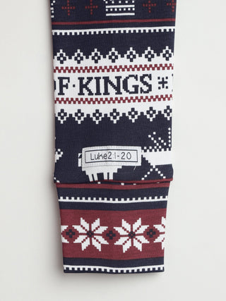 King of Kings Midnight Blue PJ Long Sleeve Set Cotton Two Piece Holy Pals Size: 02