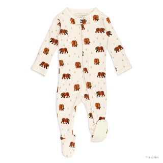 Footie with 2-Way Zipper - Brown Bear Baby & Toddler Sleepwear