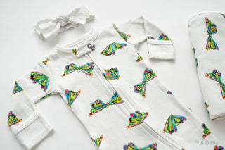Footie with 2-Way Zipper - Butterfly Baby & Toddler Sleepwear